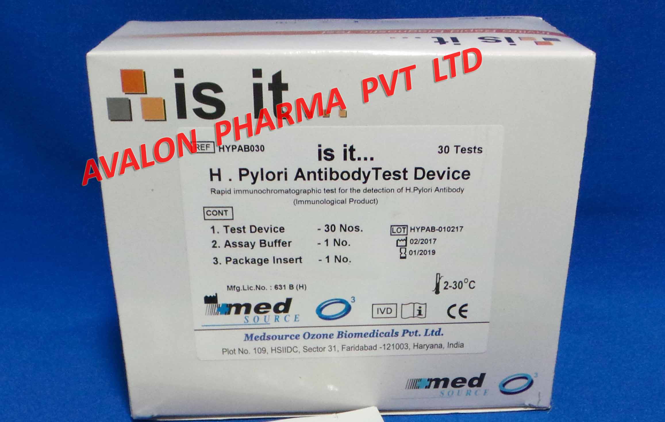 H. Pylori Anitbody test kit